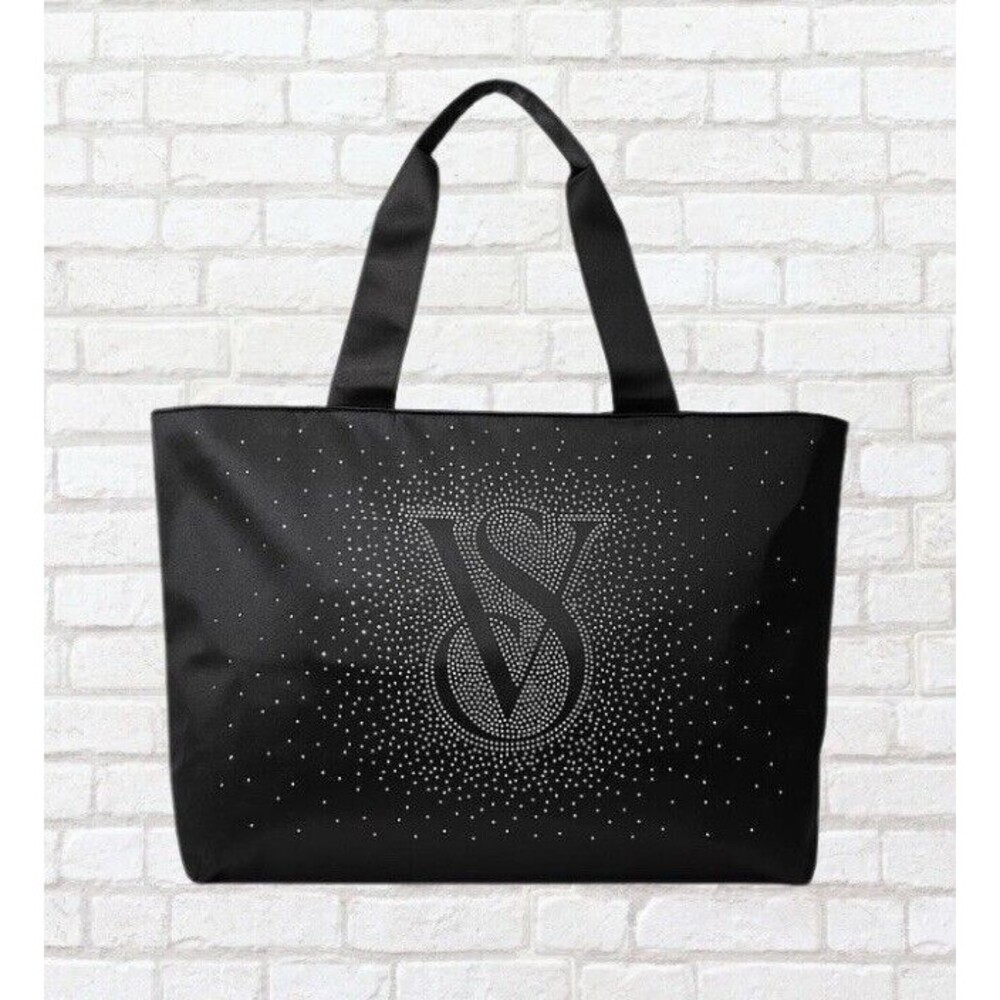NEW Victoria’s Secret Shine VS Tote Travel Bag Handbag Rhinestone Holiday 2024